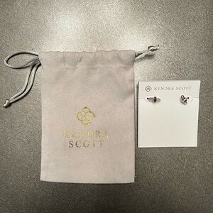 Kendra Scott Lavender Crystal Earrings